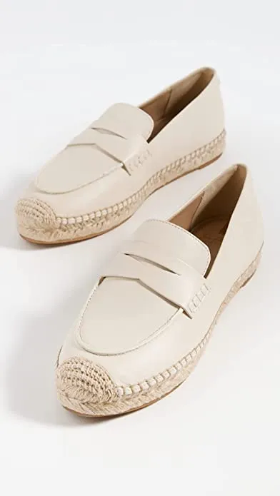 Edelman Rounded Loafers Slip Detailed Kai Toe Performance-driven Sam VIP sale On Cork Fashion Espadrilles