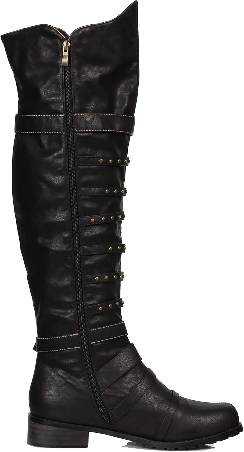 Ellie Shoes Men's 158-punk Combat Boot
