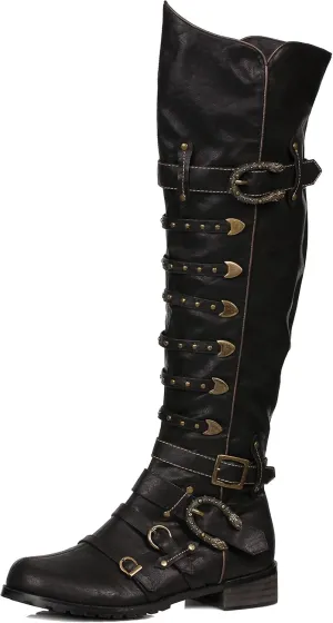 Ellie Shoes Men's 158-punk Combat Boot
