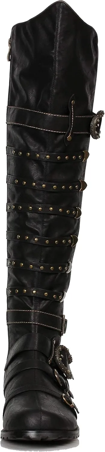 Ellie Shoes Men's 158-punk Combat Boot