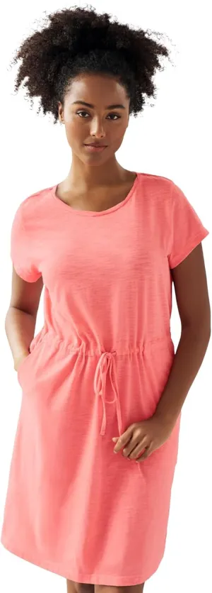 ellos Plus Size Knit Drawstring Dress