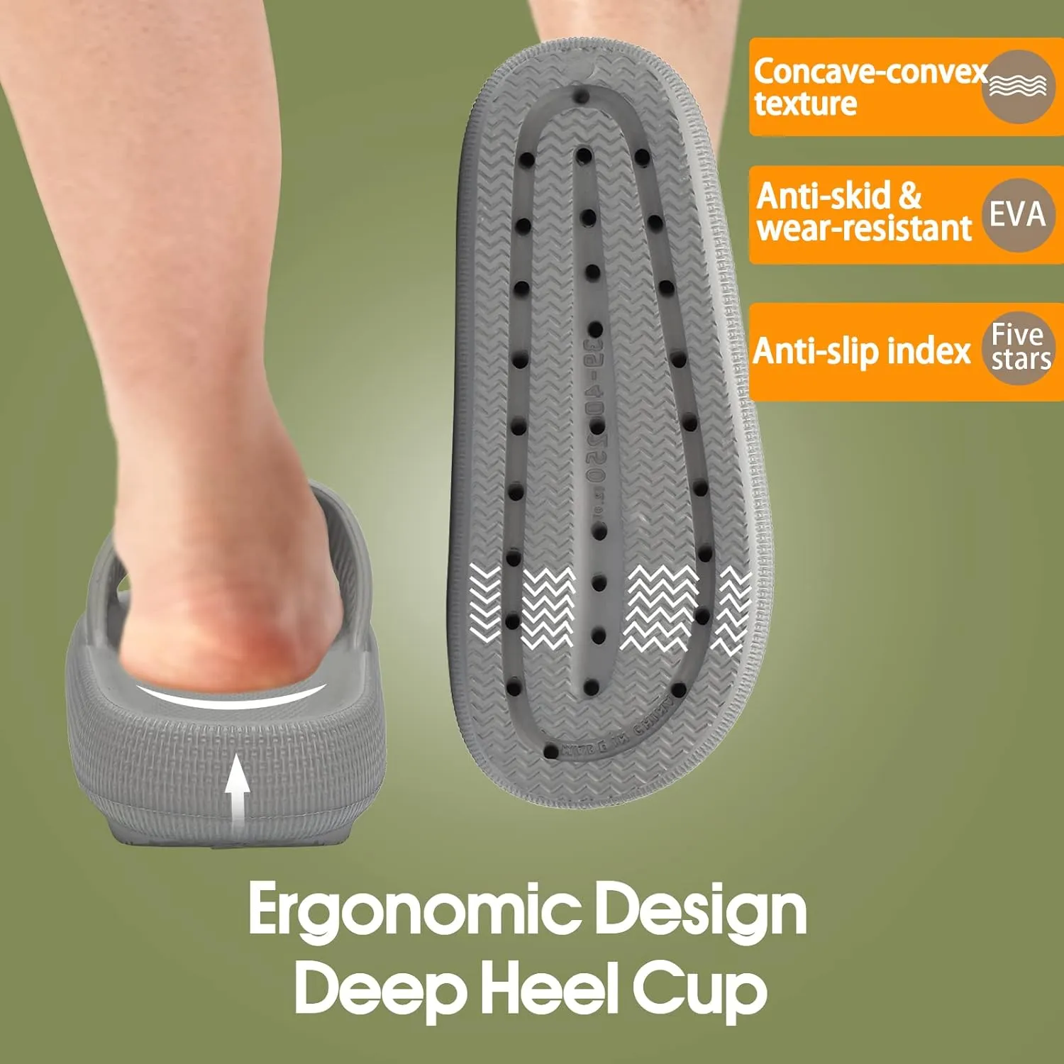EQUICK Cloud Slides Pillow Slippers for Women and Men | Shower Slippers Bathroom Sandals | Ultra Soft | Cushioned Thick Sole | Indoor & Outdoor