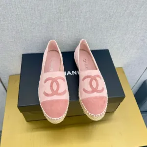 espadrilles rose and dark pink suede