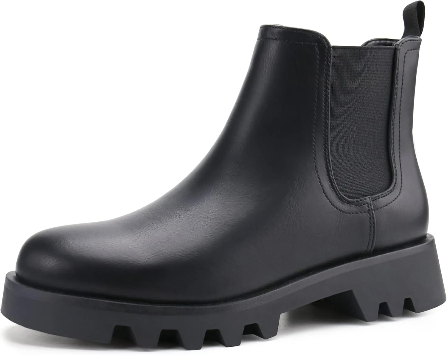 firelli Women Ankle Booties Chelsea Combat Boots Slip On Winter Booties