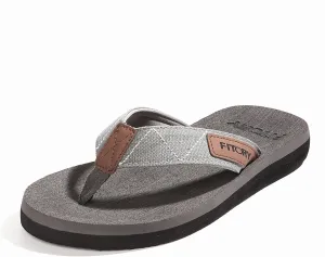 FITORY Men's Flip-Flops, Thongs Sandals Comfort Slippers for Beach