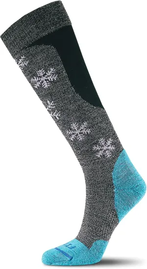 FITS Jackson Ultra Light Ski Socks for Men and Women, Ultra-fine Merino Wool, Over-the-calf, Lightweight, Whole Foot Comfort