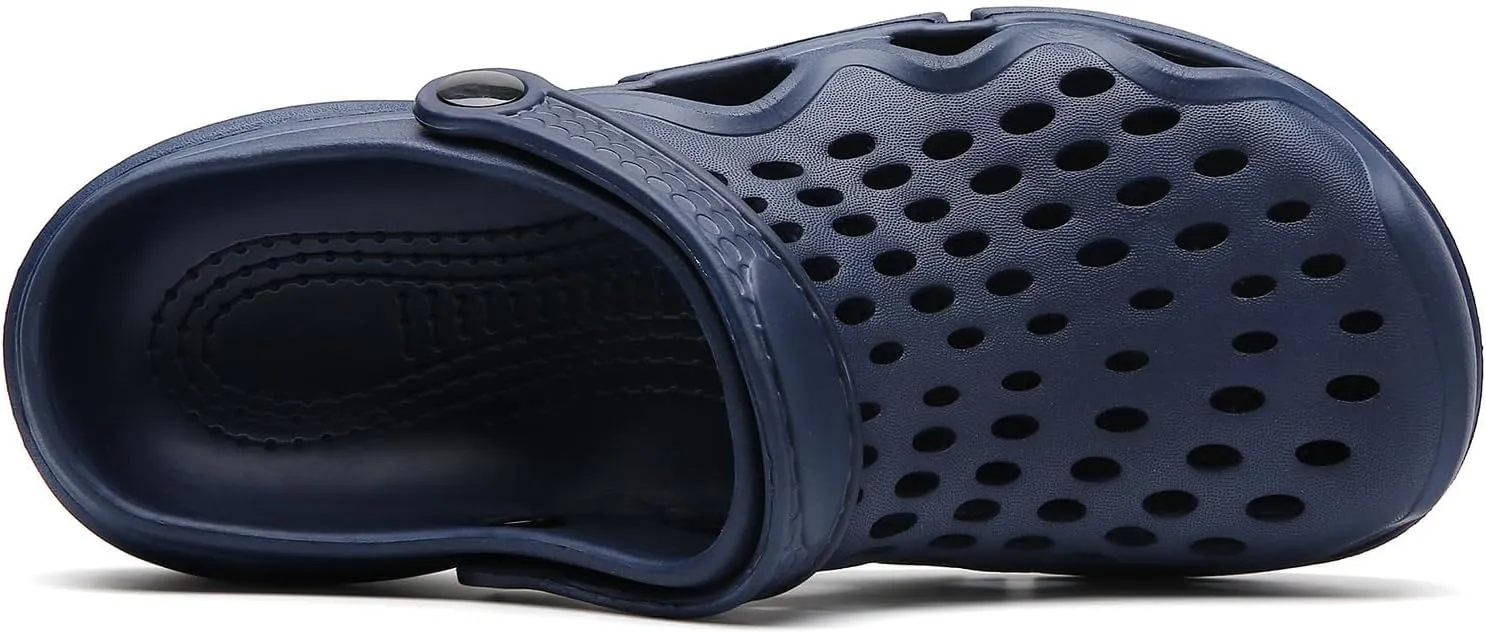 FLIOZY Men's Garden Clogs Shoes Non Slip Shower Slippers Summer Outdoor Beach Sandals