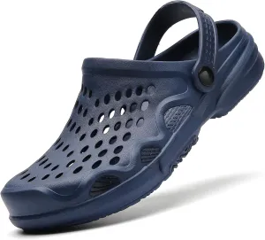 FLIOZY Men's Garden Clogs Shoes Non Slip Shower Slippers Summer Outdoor Beach Sandals