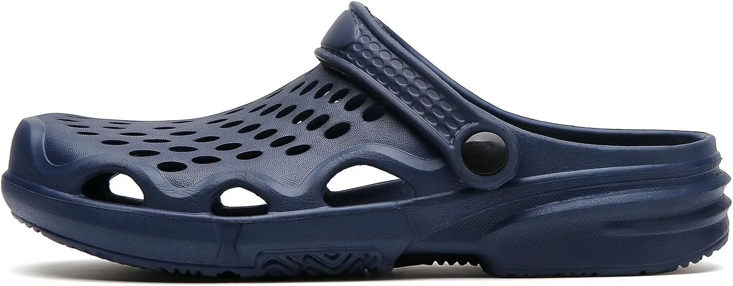 FLIOZY Men's Garden Clogs Shoes Non Slip Shower Slippers Summer Outdoor Beach Sandals