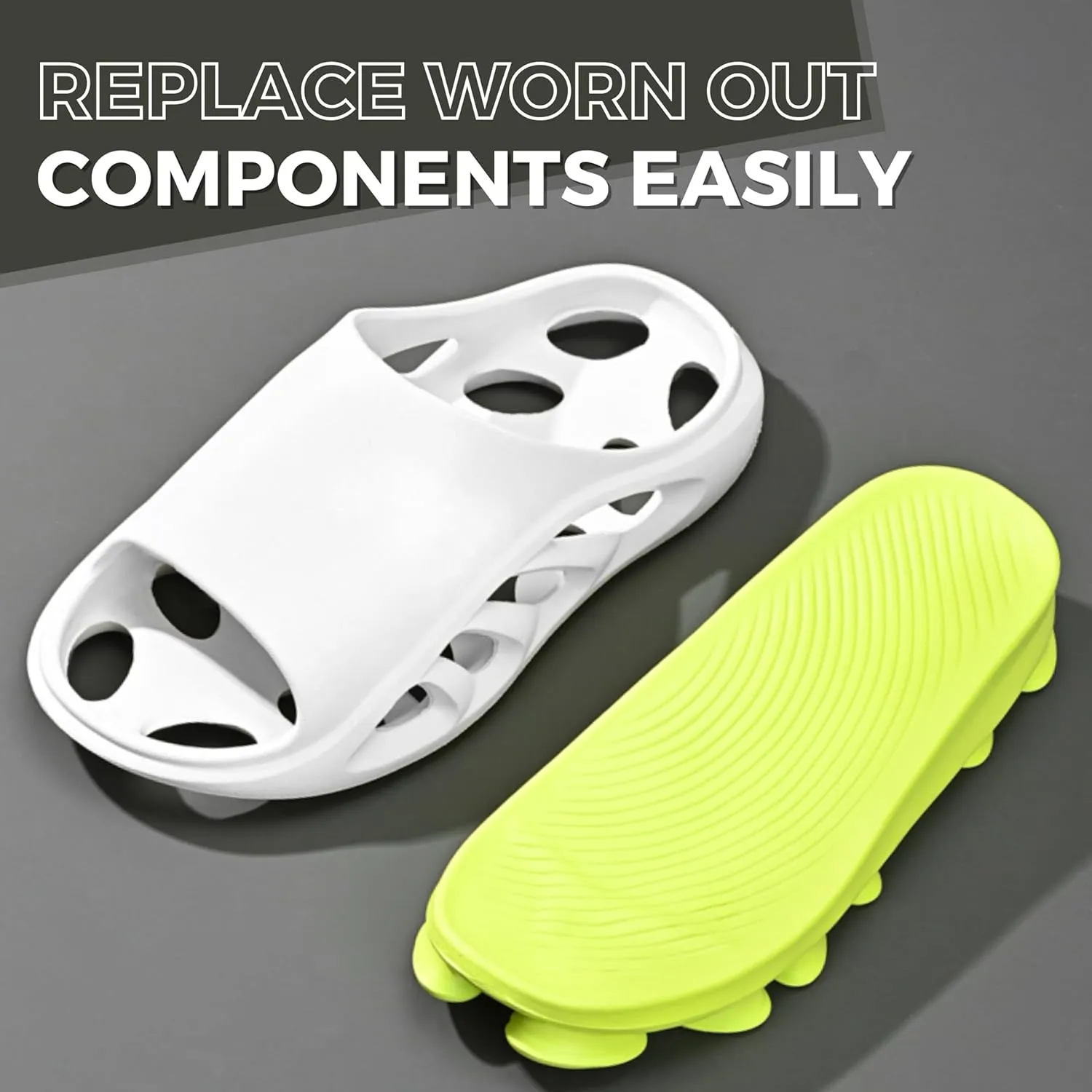 Floats Cloud Slippers for Women and Men, Pillow House Slippers Shower Shoes Indoor Slides Bathroom Sandals, Ultimate Comfort, Lightweight, Thick Sole, Non-Slip, Easy to Clean