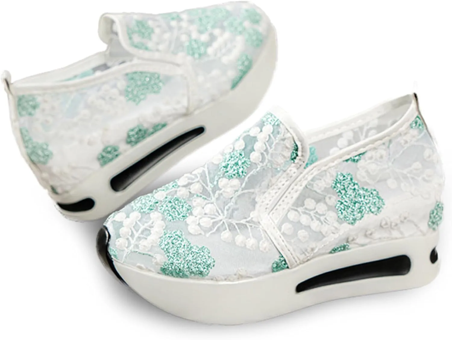 Floral Embroidery Chunky Y2k Boho Sneakers for Women, Breathable Lightweight Walking Shoes, Casual Outdoor