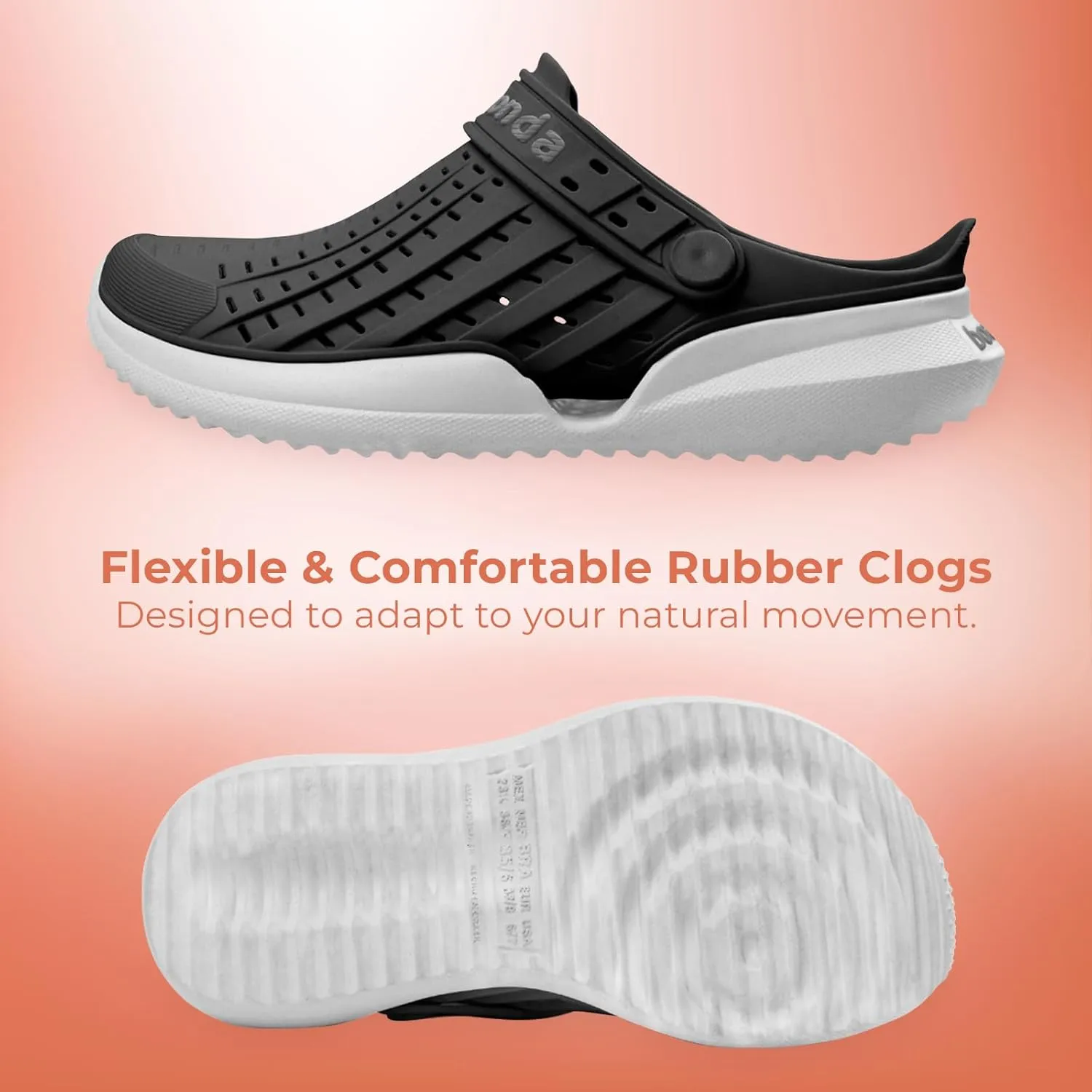 Flow - Clogs for Women | Comfortable Women’s Clogs for Everyday Use | Stylish & Durable Water Shoes | Women’s Sandals Made with Flexible Rubber | Garden Shoes with a Soft and Adaptive Fit