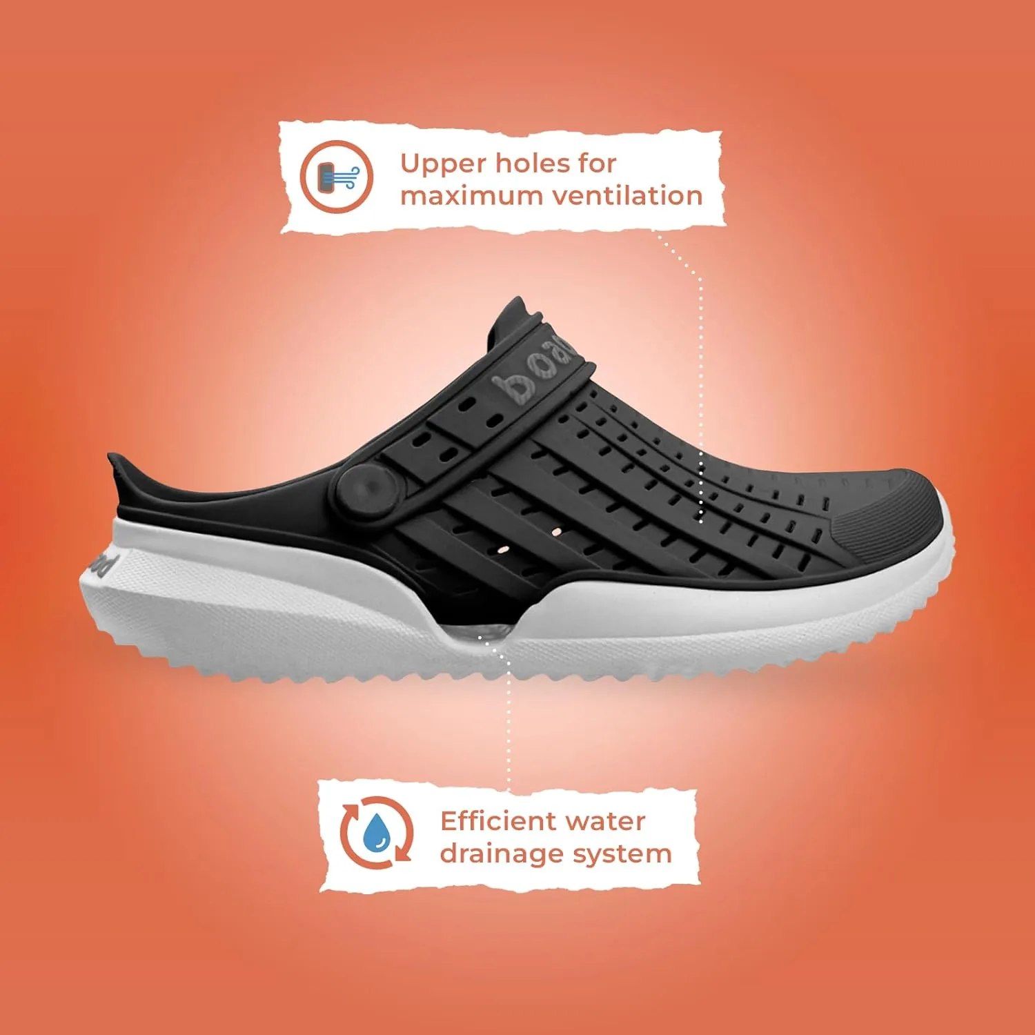 Flow - Clogs for Women | Comfortable Women’s Clogs for Everyday Use | Stylish & Durable Water Shoes | Women’s Sandals Made with Flexible Rubber | Garden Shoes with a Soft and Adaptive Fit