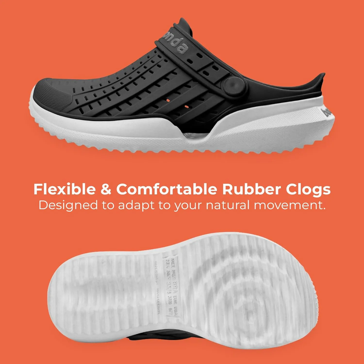 Flow - Clogs for Women | Comfortable Women’s Clogs for Everyday Use | Stylish & Durable Water Shoes | Women’s Sandals Made with Flexible Rubber | Garden Shoes with a Soft and Adaptive Fit