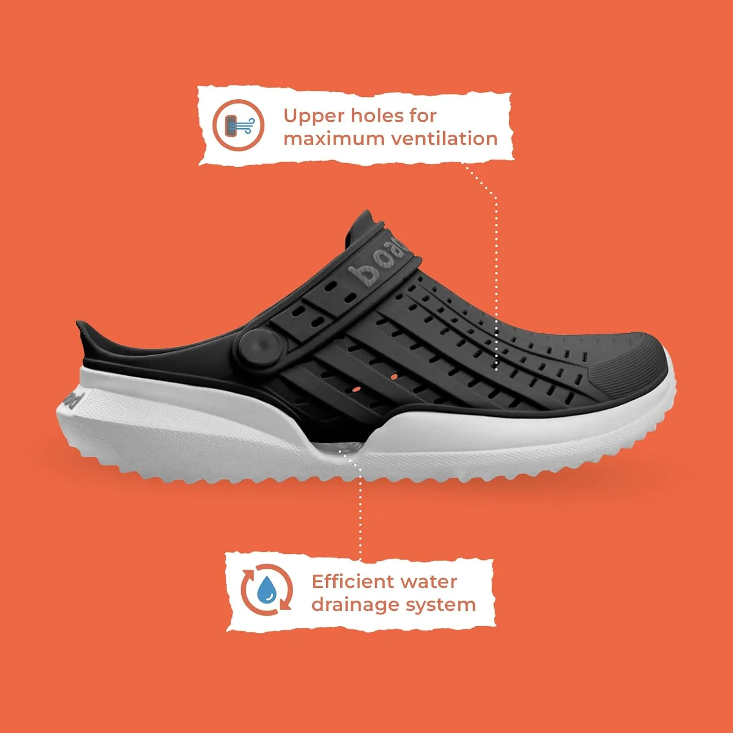 Flow - Clogs for Women | Comfortable Women’s Clogs for Everyday Use | Stylish & Durable Water Shoes | Women’s Sandals Made with Flexible Rubber | Garden Shoes with a Soft and Adaptive Fit