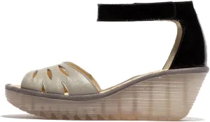FLY London Women's Yelu454fly Wedge Sandal
