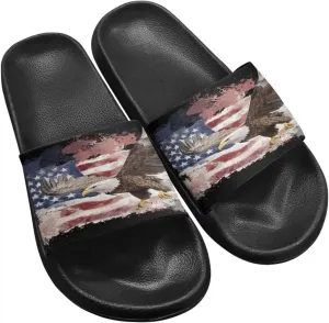 Forchrinse Vintage World Map Print Unisex Shower Slippers Causal Slip on Slide Sandals Open Toe Home Slippers for Women Men