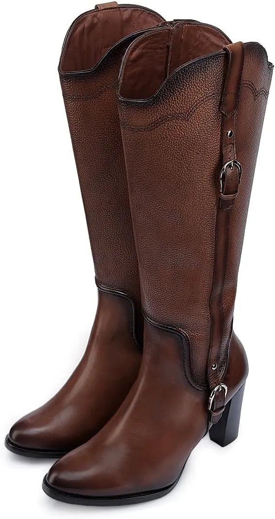 FRANCO CUADRA Boot for Women in Genuine Leather 6G5TVTV Honey