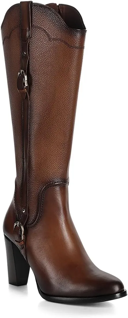 FRANCO CUADRA Boot for Women in Genuine Leather 6G5TVTV Honey