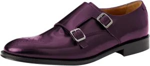 FSJ Men's Double Monk Strap Dress Loafers with Buckle, Comfortable and Breathable Round Toe Slip On Stacked Heels, Formal Business Shoes Size 4-16 US