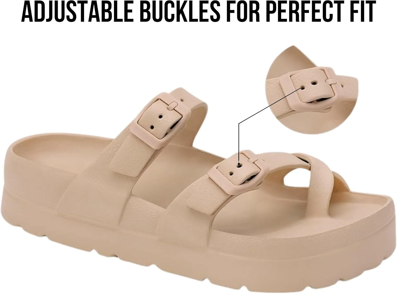 Genuine Pillow Slippers for Women and Men | House Slides Shower Sandals | Extremely Comfy | Cushioned Thick Sole | Cloud Slides | Lightweight Non-Slip Easy to Clean