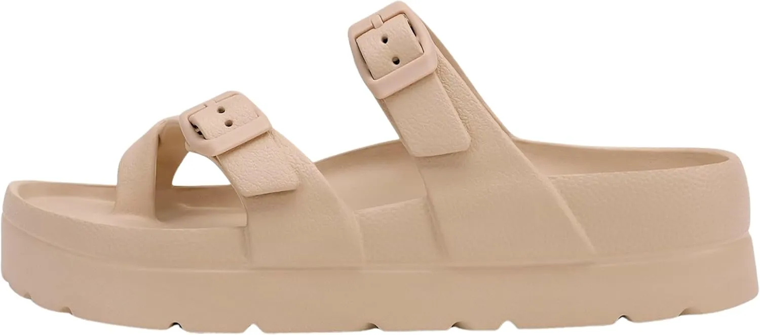 Genuine Pillow Slippers for Women and Men | House Slides Shower Sandals | Extremely Comfy | Cushioned Thick Sole | Cloud Slides | Lightweight Non-Slip Easy to Clean