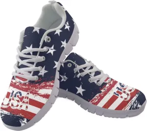 GIFTPUZZ Mens Lace Up Athletic Trainers Running Sneakers Wedge Breathable Gym Lightweight Sports Tennis Shoes