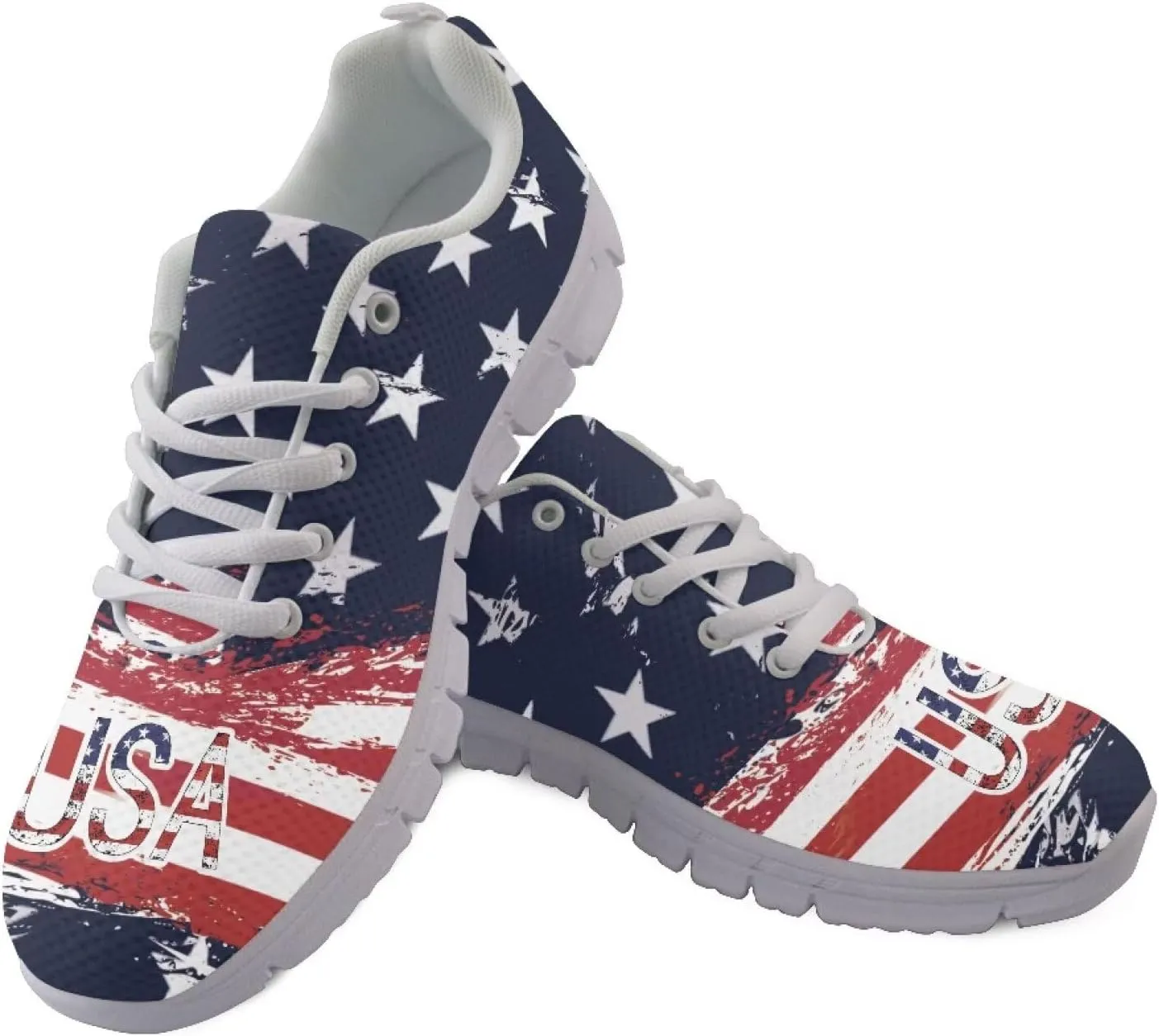 GIFTPUZZ Mens Lace Up Athletic Trainers Running Sneakers Wedge Breathable Gym Lightweight Sports Tennis Shoes