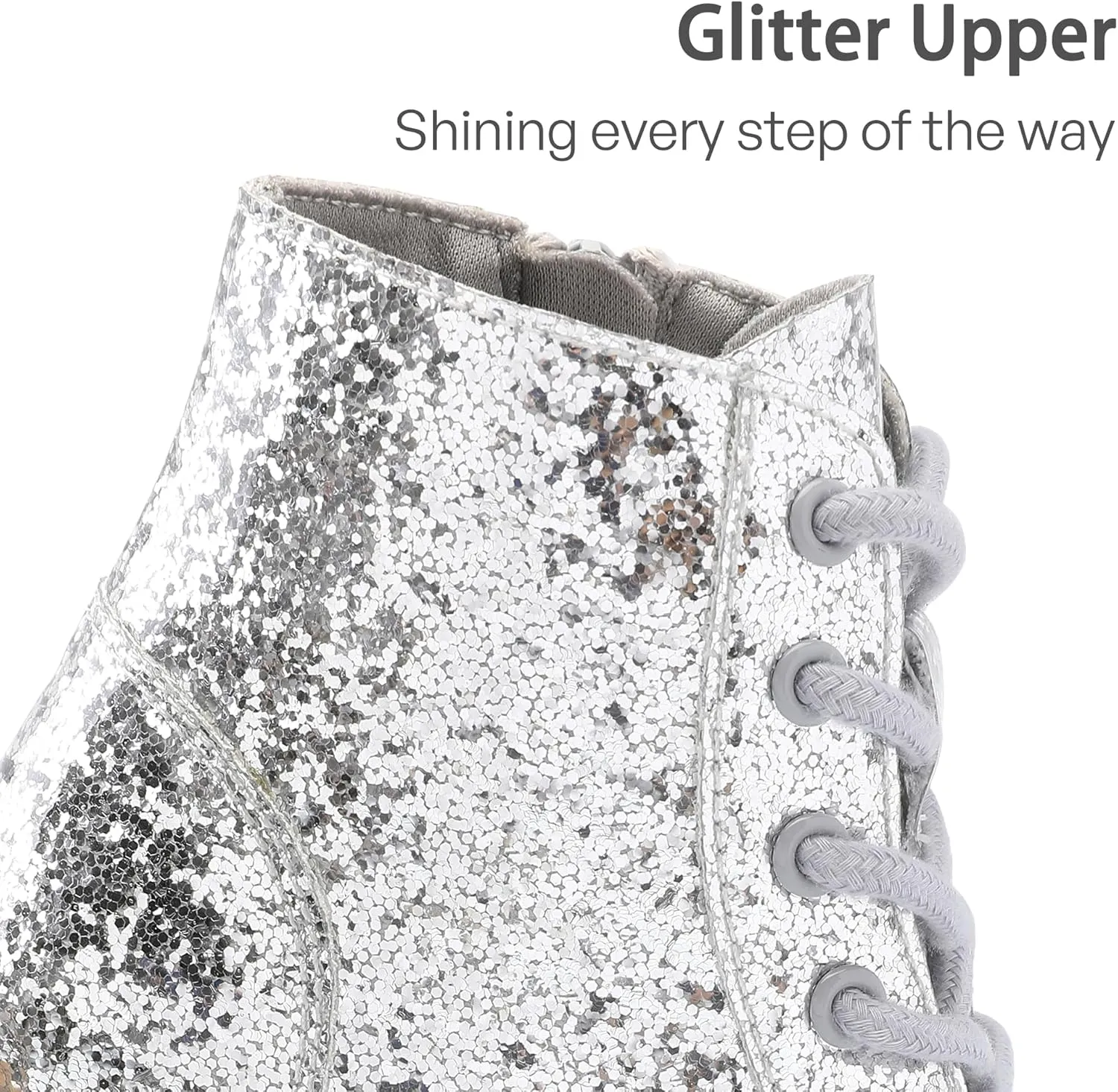 Girls Boots Glitter Dress Boots Cute Princess Shoes for Girl Girls Ankle Boots Toddler/Little Kid