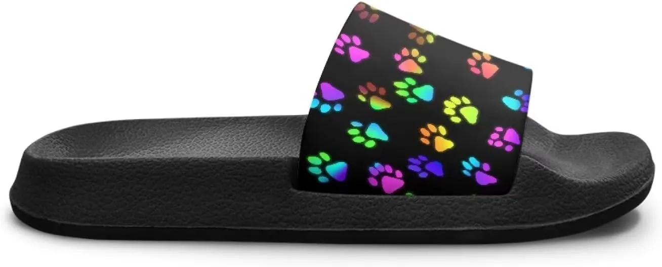 Girls Cloud Slides for Kids Cartoon Sandals Unisex Comfortable Non-slip Shower Shoes Thick Sole for Indoor & Outdoor Gifts