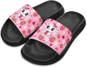 Girls Slides Cute Animal Pool Slides for Kids Summer Beach Shower Slide Sandals