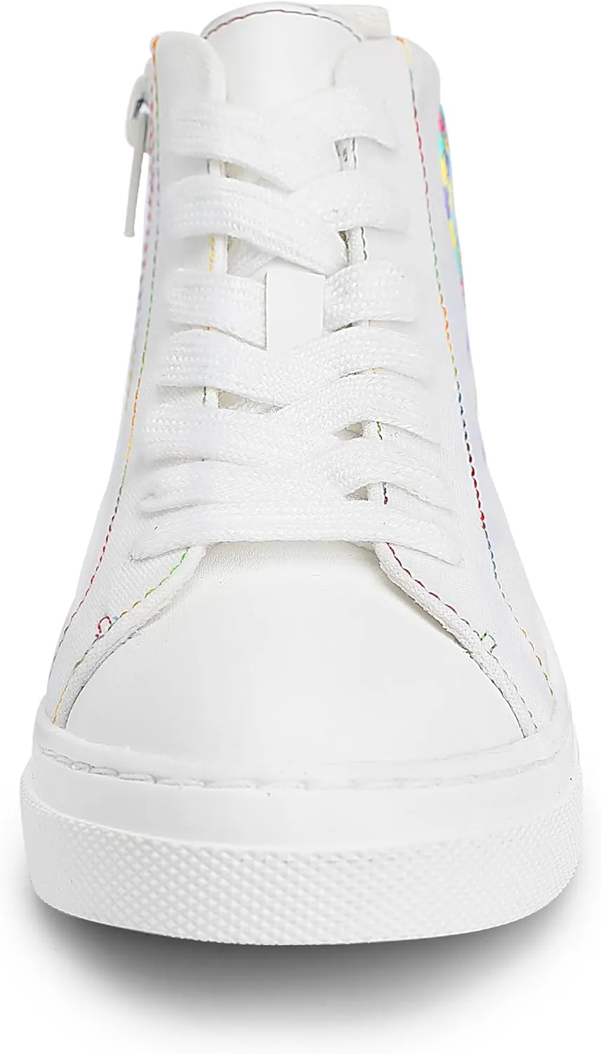 Girls Sneaker High Top Shoes Cute Kids Boots Platform Shoes Little Kids/Big Kids