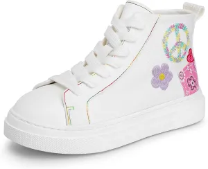 Girls Sneaker High Top Shoes Cute Kids Boots Platform Shoes Little Kids/Big Kids