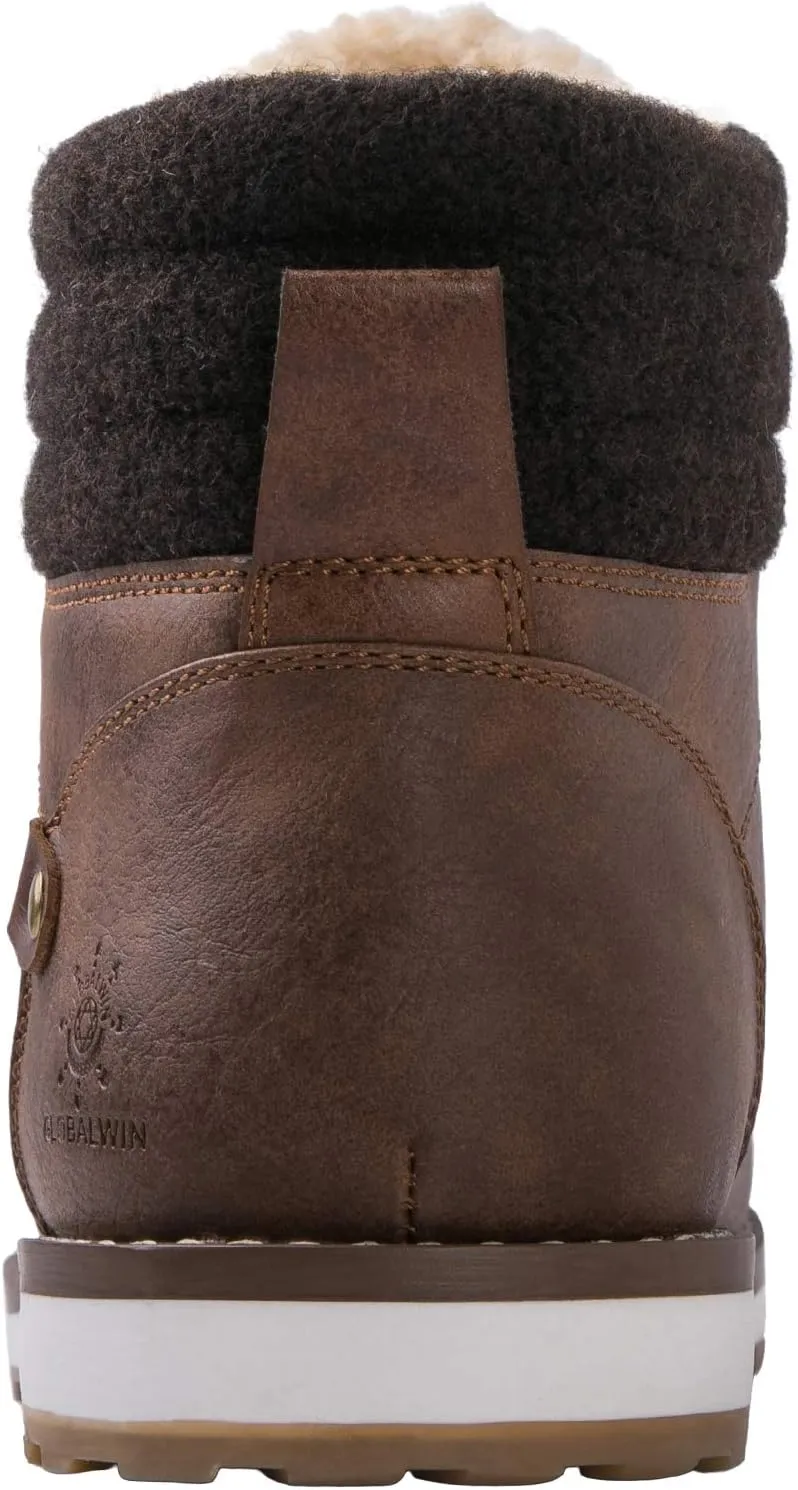 GLOBALWIN Men's Moc Toe Winter Combat Boots