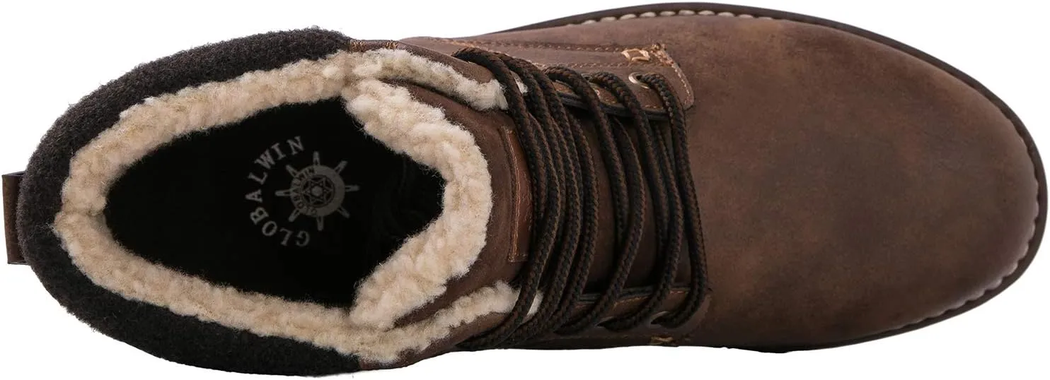 GLOBALWIN Men's Moc Toe Winter Combat Boots
