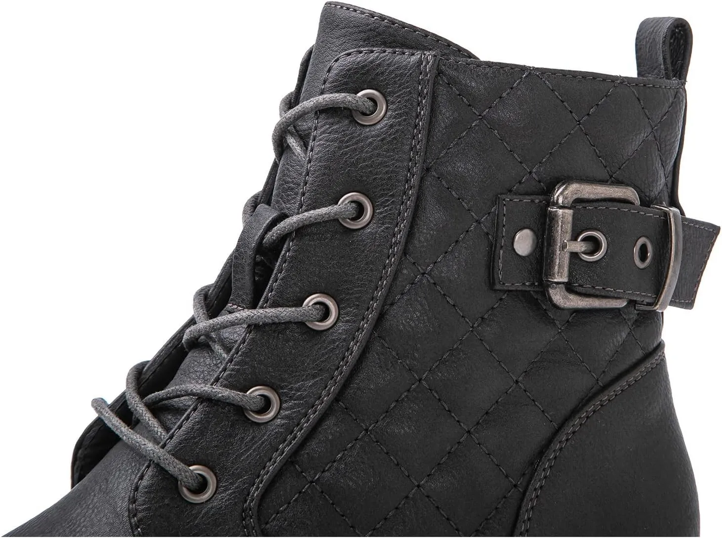 GLOBALWIN Women's Combat Boots Ankle Booties Fashion Comfortable Boots For Women