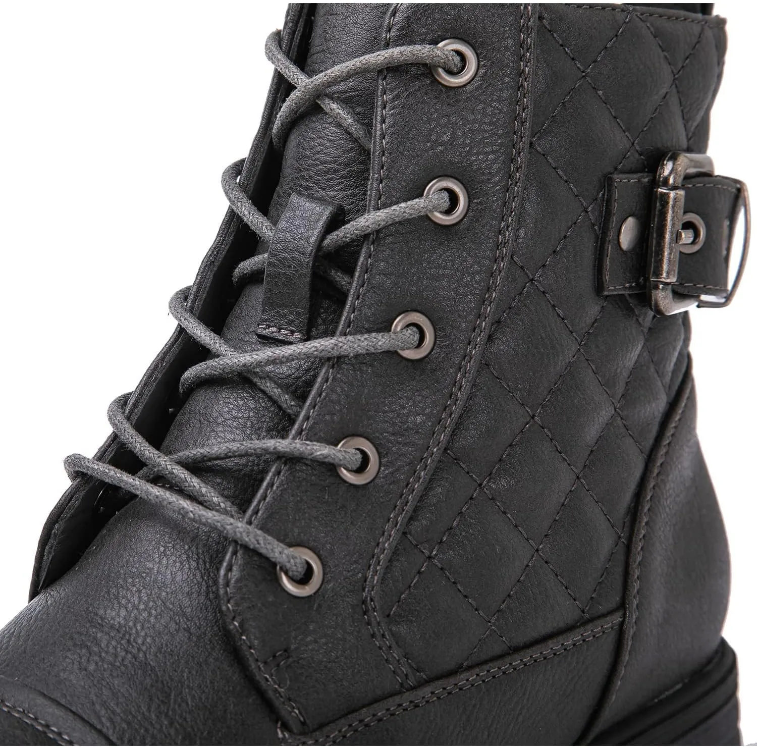 GLOBALWIN Women's Combat Boots Ankle Booties Fashion Comfortable Boots For Women