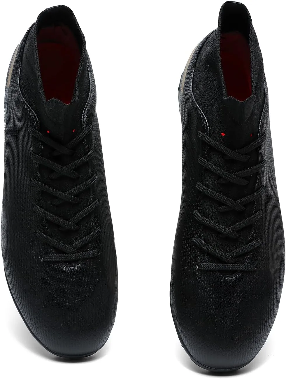 HaloTeam Men's Soccer Shoes Cleats Professional High-Top Breathable Athletic Football Boots for Outdoor Indoor TF/AG 3US-11US