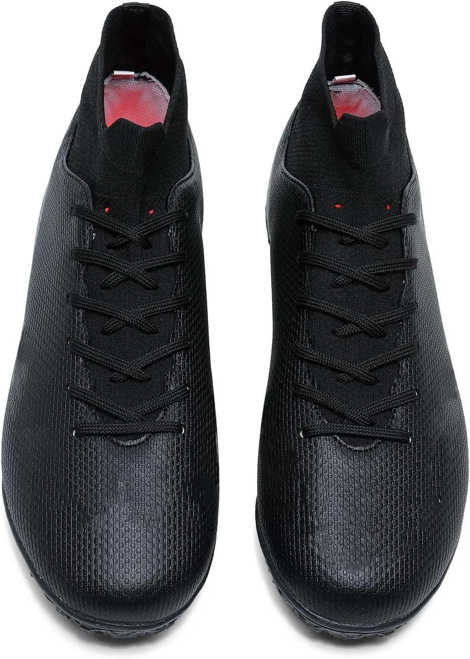 HaloTeam Men's Soccer Shoes Cleats Professional High-Top Breathable Athletic Football Boots for Outdoor Indoor TF/AG 3US-11US