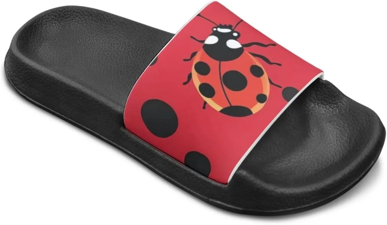 Howilath Cute Animal Print Slide Sandal for Kids Open Toe Summer Slippers EVA Sole Anti-Skid Slide Camping Hiking Shoes