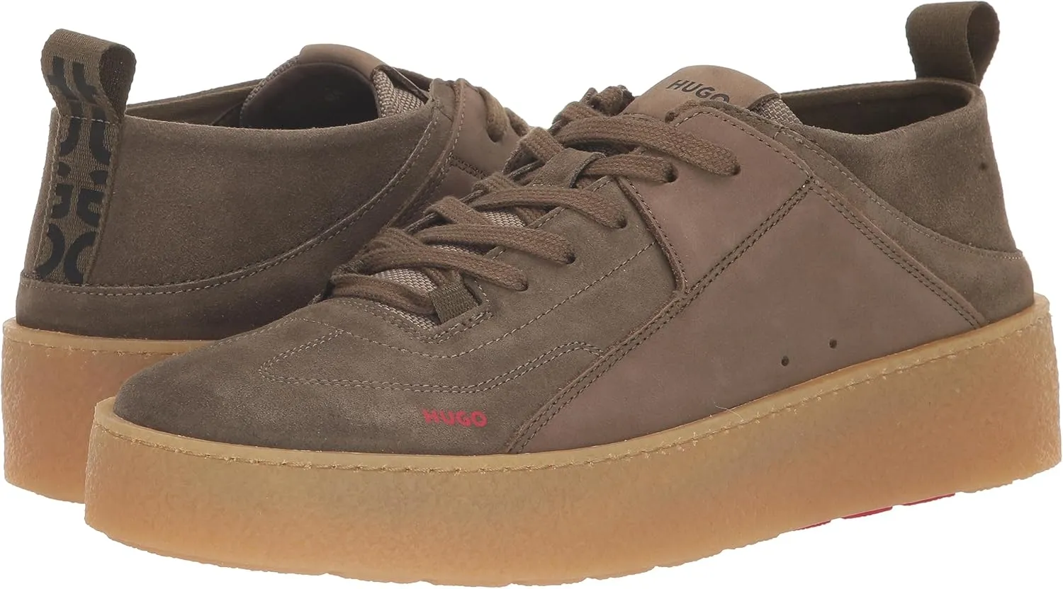 HUGO Men's Evan Suede Leather Sneakers