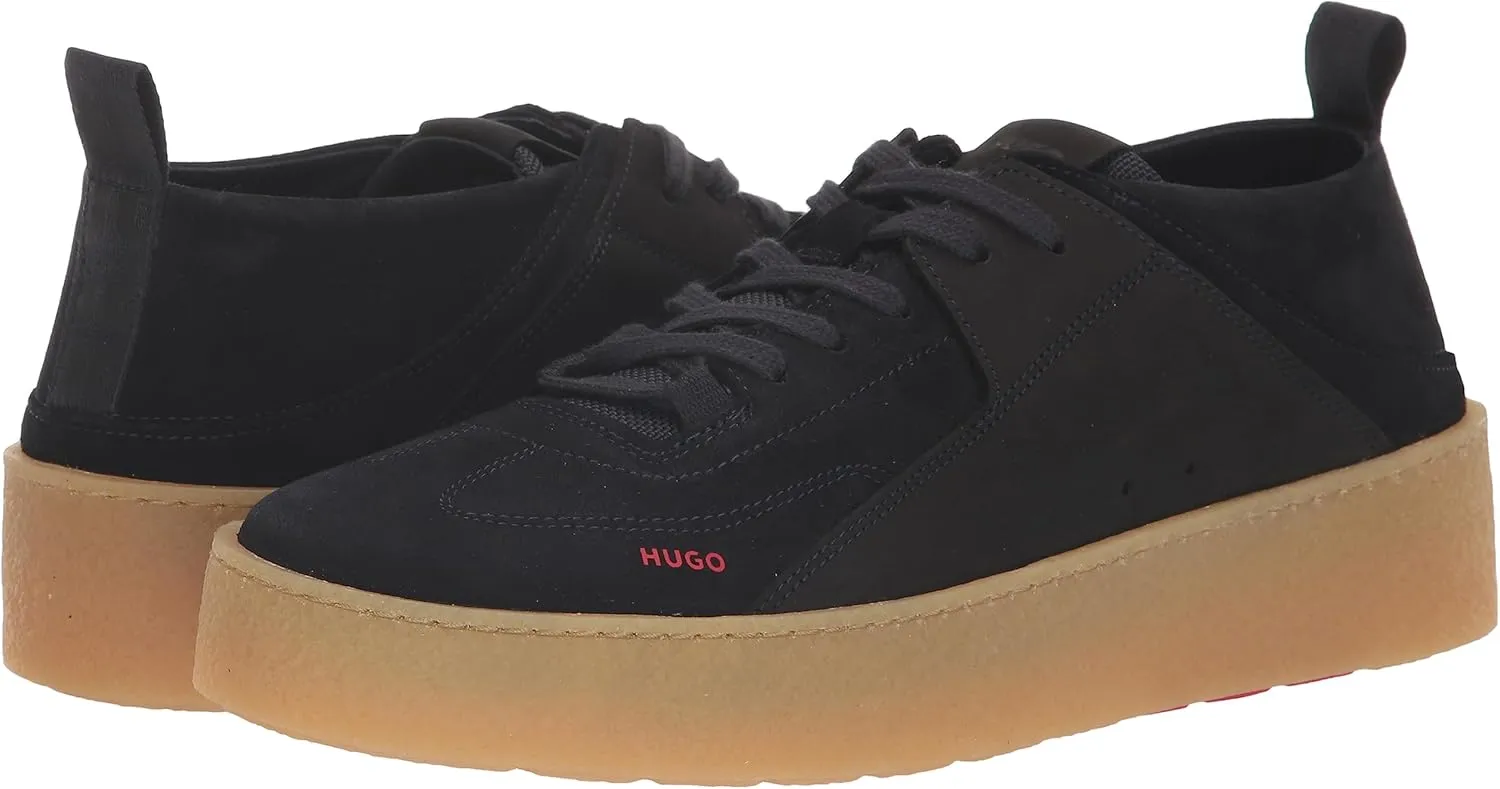HUGO Men's Evan Suede Leather Sneakers