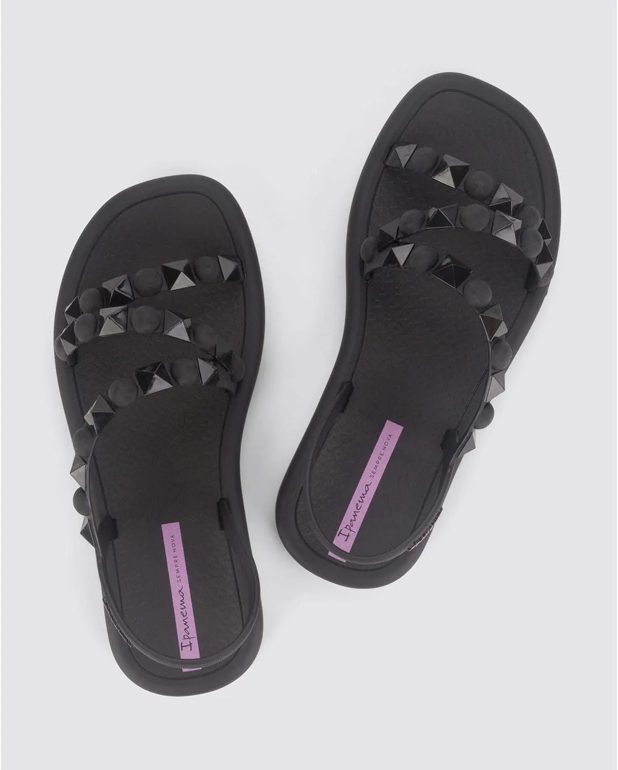 Ipanema Meu Sol Flatform Womens Sandals - Studded Sandals for Women, Flat Sandals, Strappy Sandals, Comfy Dressy Women Sandals, Summer Dress Sandals w/Backstrap, Easy Clean