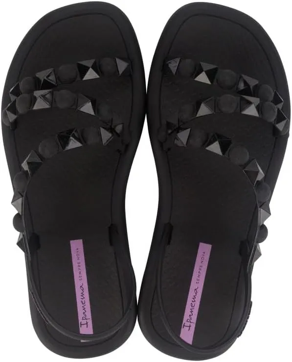 Ipanema Meu Sol Flatform Womens Sandals - Studded Sandals for Women, Flat Sandals, Strappy Sandals, Comfy Dressy Women Sandals, Summer Dress Sandals w/Backstrap, Easy Clean