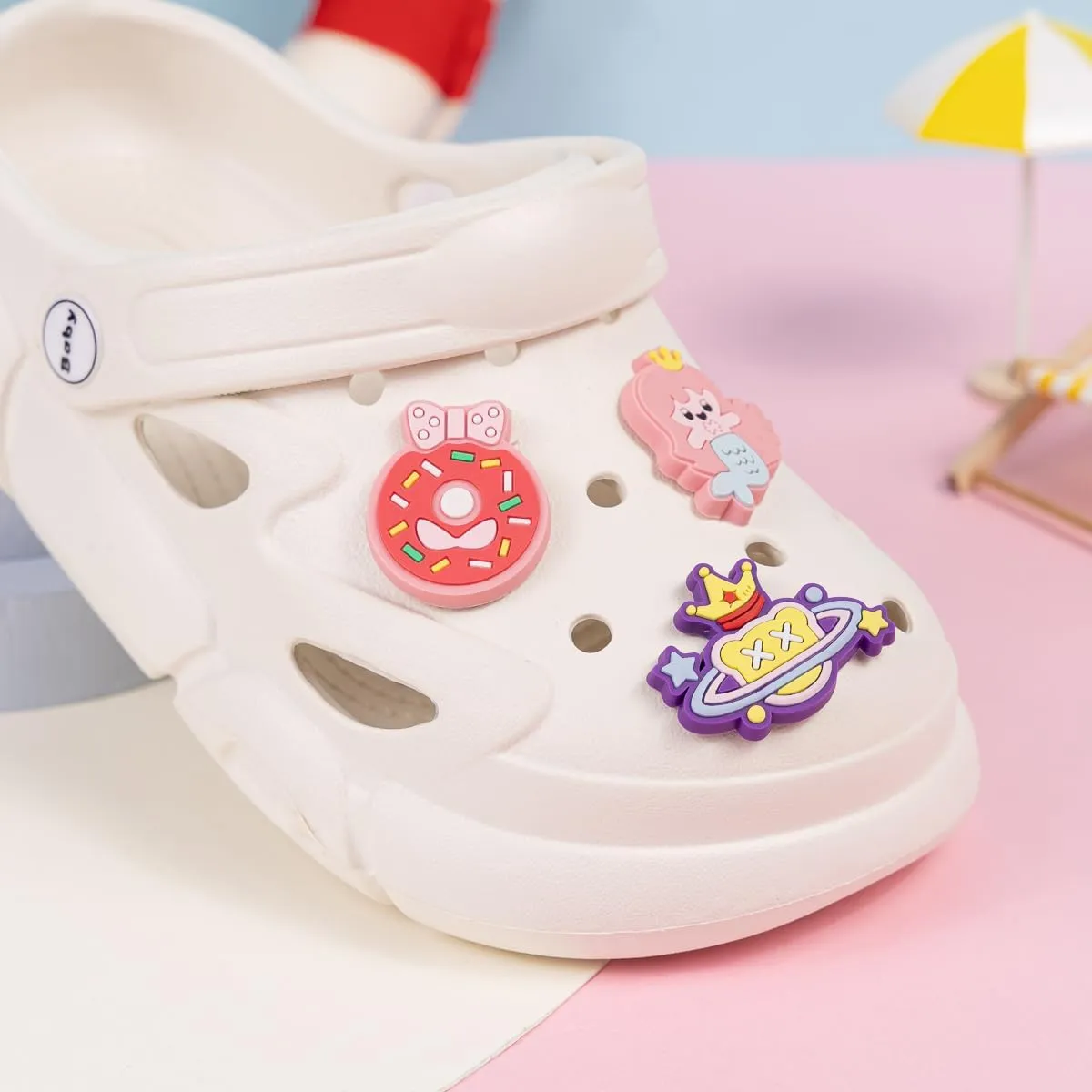 ISINER Boys Girls Toddler Clogs Garden Glogs Sandals Cute Summer Water Shoes Slip On Clogs Indoor Outdoor Children Beach Pool Shoes