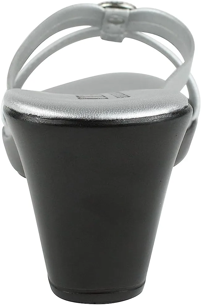 ITALIAN Shoemakers Besy Women's Wedge Moderate Height Band Sandal