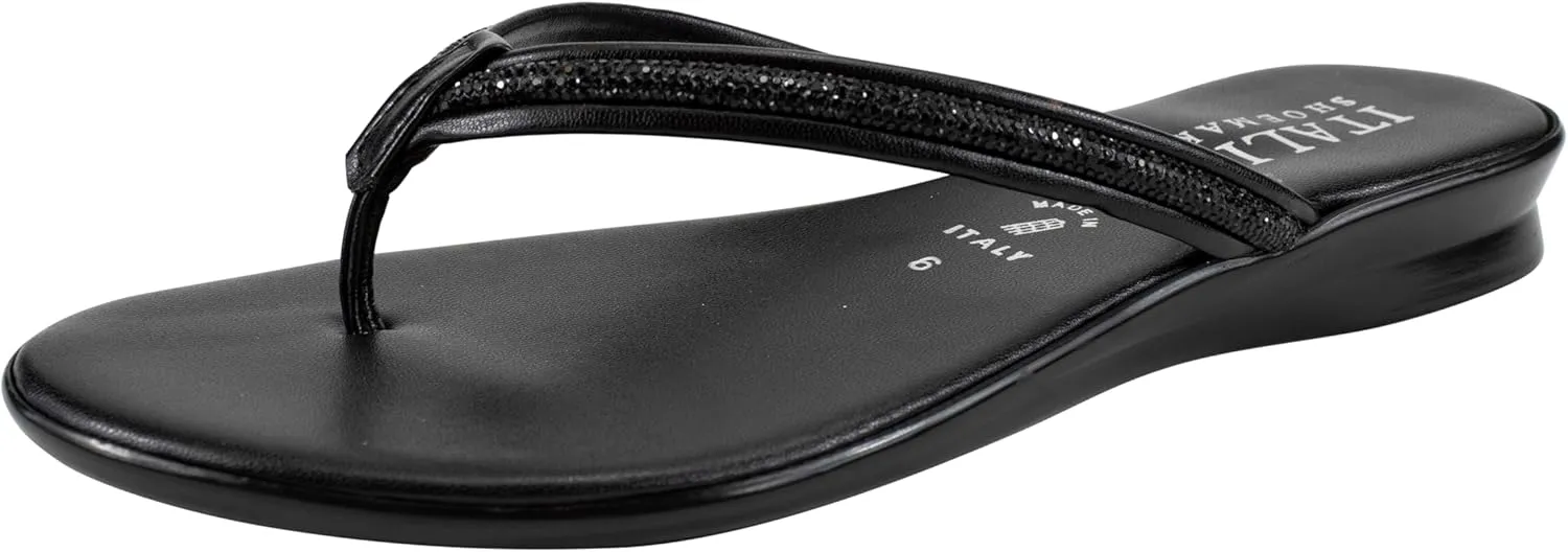 ITALIAN Shoemakers Wilda Women's Comfort Thong Sandal for Women