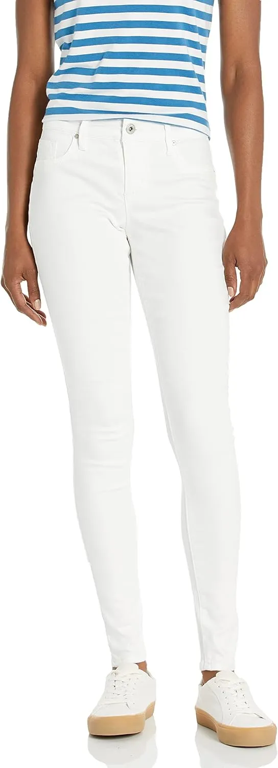Jessica Simpson Women's kiss Me Super Skinny Jean White