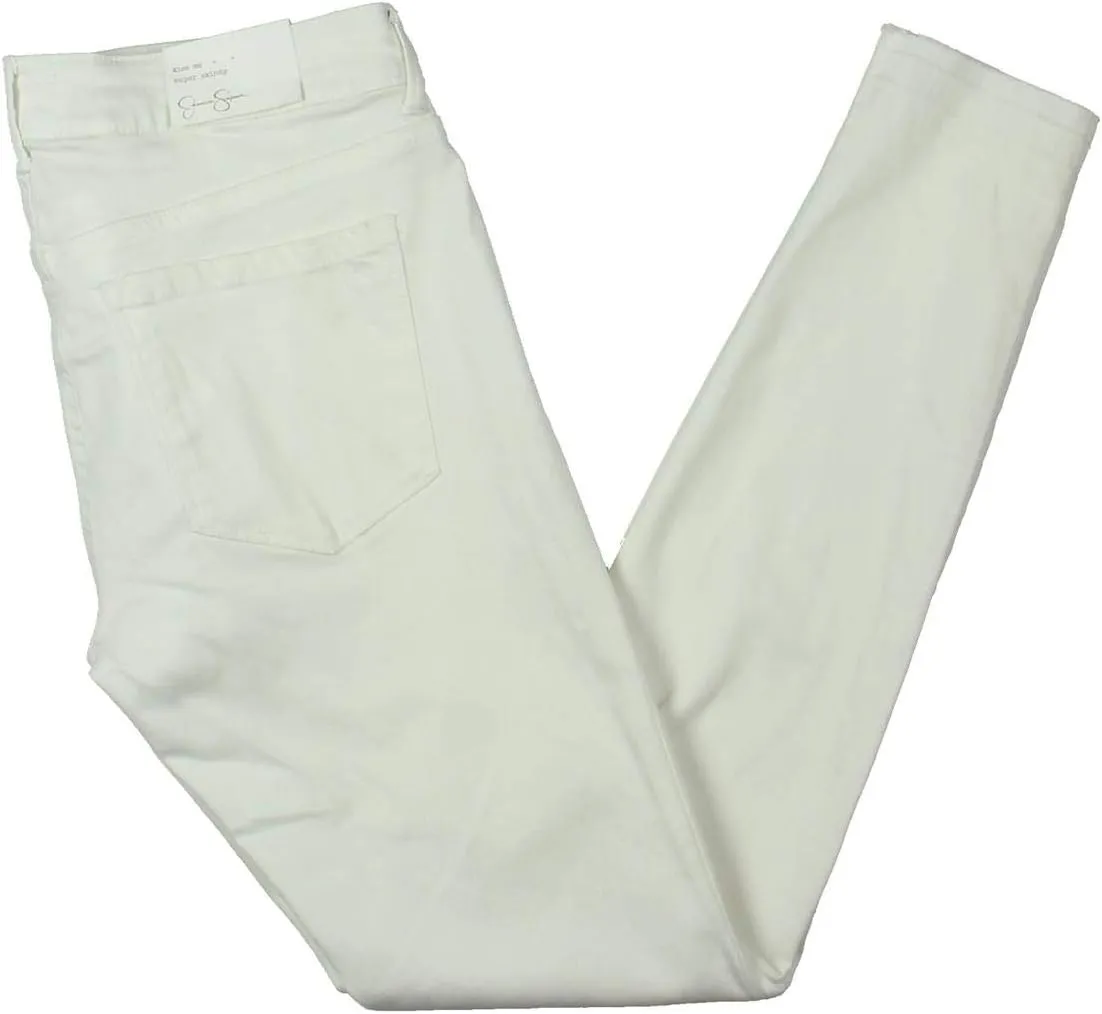 Jessica Simpson Women's kiss Me Super Skinny Jean White
