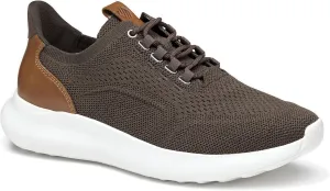 Johnston & Murphy Men’s Amherst 2.0 Knit Plain Toe Dress Casual Shoe, Dark Brown, 9 M